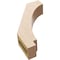 Ekena Millwork 3-inch W x 10-inch D x 14-inch H Imperial Rough Cedar Woodgrain TimberThane Knee Brace, Primed BRCUR03X10X14IMPRCPR - alternate 2